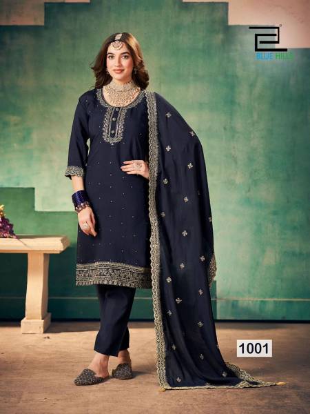 Full Moon By Blue Hills Sequence work Readymade Suits Catalog

